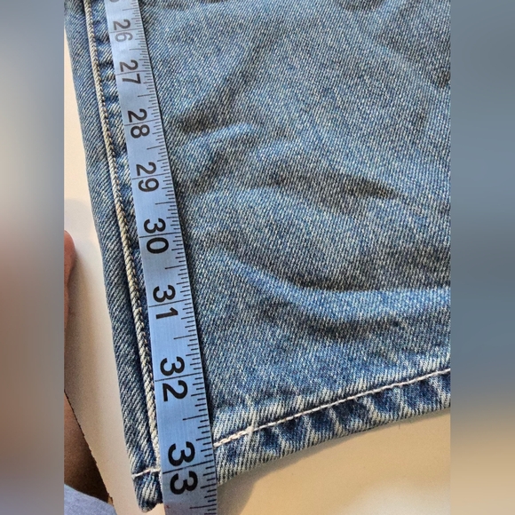 GRLFRND Luna Mid Rise Baggy Wide Leg Jeans Size 24 - Picture 11 of 11